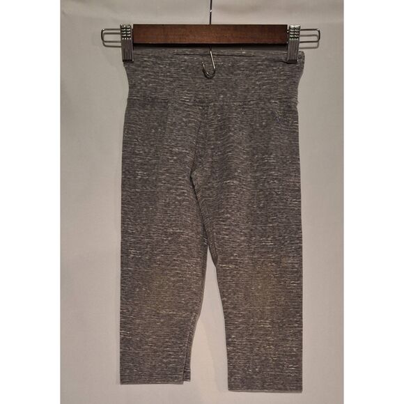 Justice Girls Gray Capri Cropped Leggings‎ Size 8 - Picture 1 of 3